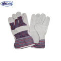 NMSAFETY china fabrica guantes de seguridad de soldadura de cuero baratos en388